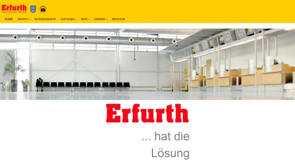Website Screenshot: Erfurth Spezialbau GmbH - Erfurth Spezialbau - Date: 2023-06-22 15:00:29