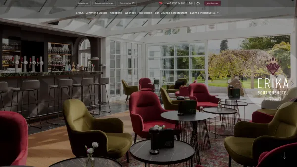 Website Screenshot: Familienhotel Erika**** - Hotel in Kitzbühel buchen - Erika Boutiquehotel Kitzbühel - Date: 2023-06-22 15:00:29
