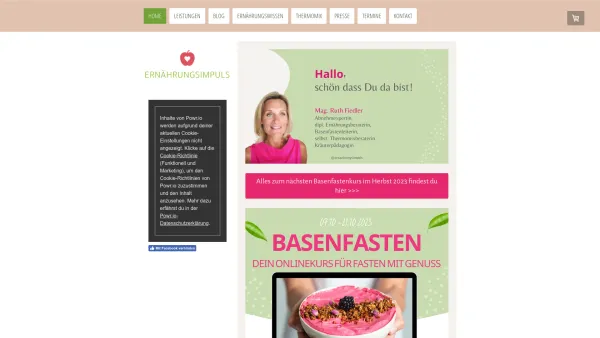 Website Screenshot: Metabolic Balance bei ERNÄHRUNGSIMPULS in Wien - Ernährungsberatung - Ruth Fiedler - Ernährungsberatung, Mag. Ruth Fiedler - Date: 2023-06-22 15:00:29