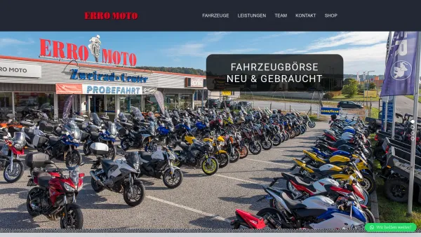 Website Screenshot: ERRO MOTO GmbH & CoKG - ERRO MOTO - Motorrädern, Quads und ATV ´s - Date: 2023-06-22 15:15:41