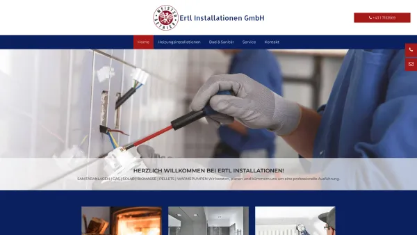 Website Screenshot: Willibald Ertl-Installationen - Wohnungssanierung in 1030 Wien | ERTL Installationen - Date: 2023-06-14 10:47:27