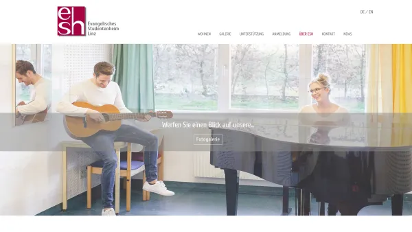 Website Screenshot: Evangelisches ESH - ESH: Gemeinschaft durch Wohnen - ESH | Evangelisches Studentenheim - Date: 2023-06-22 15:11:16