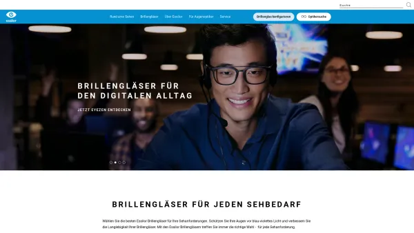 Website Screenshot: Essilor Austria - Essilor Austria – Innovative Brillengläser für jeden Sehbedarf - Date: 2023-06-22 15:11:16