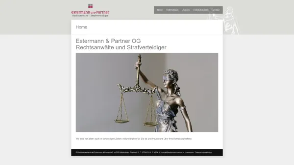 Website Screenshot: Speer Michaela Estermann - Estermann & Partner | - Date: 2023-06-14 10:47:27