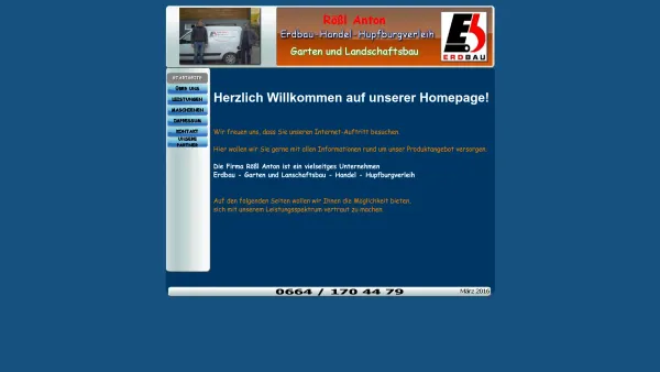 Website Screenshot: Erdbau - Transporte Rößl Anton - Erdbau Rößl - Date: 2023-06-15 16:02:34