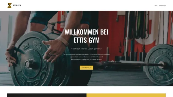 Website Screenshot: Ettis Gym Body & Fitnessworld - Ettis GYM | Gemeinnütziger Verein | Fitnessstudio Wien 1100 - Date: 2023-06-22 15:00:33