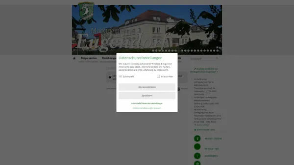 Website Screenshot: Gemeindeamt Eugendorf bei Salzburg I SalzburgerLand I Österreich - Eugendorf - Startseite - Date: 2023-06-22 15:00:33