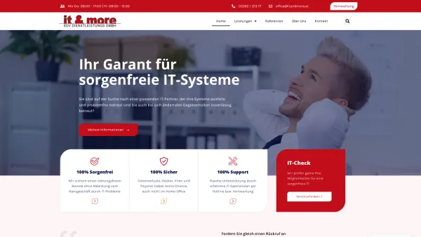 Website Screenshot: it & more - eugen kronberger - it&more | Full-Service IT-Dienstleister bei Wien - sorgenfreie IT-Services - Date: 2023-06-14 10:38:01