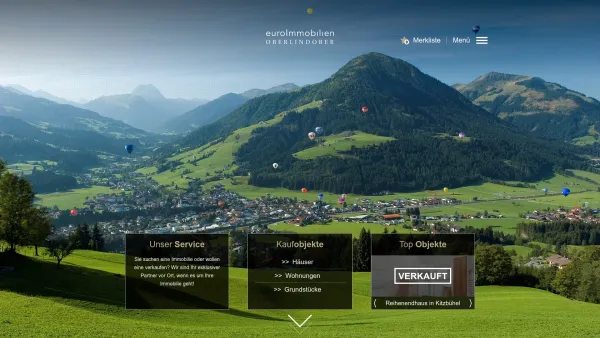 Website Screenshot: Euro Immobilien Maximilian Oberlindober - EURO IMMOBILIEN in Kirchberg in Tirol - Date: 2023-06-22 15:00:33