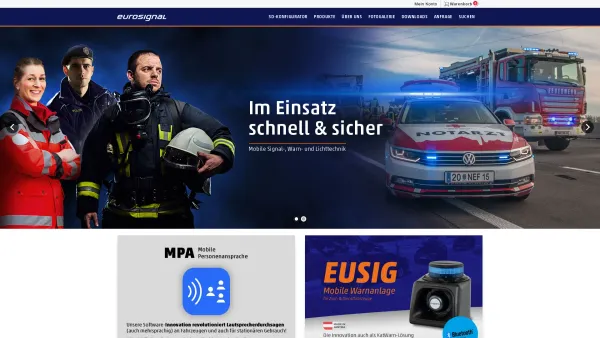 Website Screenshot: Tritec Handels-GmbH - EUROSIGNAL GmbH - Date: 2023-06-14 10:39:40
