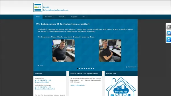 Website Screenshot: EUROFIT Informationstechnologie GmbH - Eurofit | Informationstechnologie GmbH - Date: 2023-06-22 15:00:33
