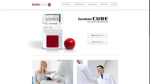 Website Screenshot: Eurolab Medizintechnik Ges.m.b.H. - HOME | EUROLab Medizintechnik - Date: 2023-06-22 15:11:16