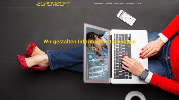 Website Screenshot: EUROMSOFT Digitale Medien & Software GmbH - EUROMSOFT – Systemhaus für Gesamtlösungen im Gesundheits- und Businessbereich - Date: 2023-06-22 15:11:16