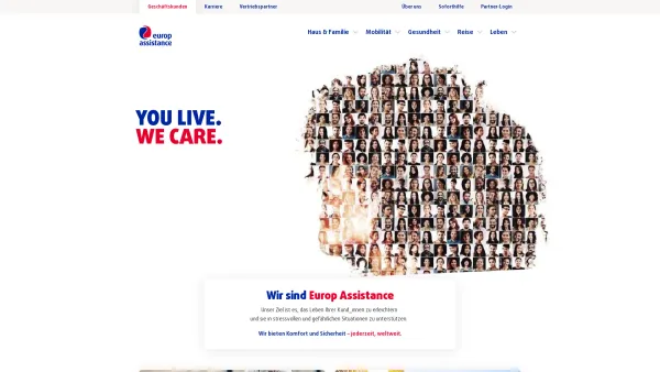 Website Screenshot: Europ Assistance Immer für Sie da - Europ Assistance Österreich - Date: 2023-06-15 16:02:34