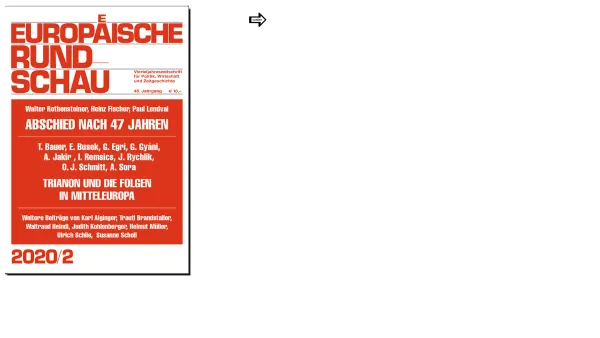 Website Screenshot: Europäische Rundschau - Startseite des Magazins Europaeische Rundschau - Date: 2023-06-14 10:39:40