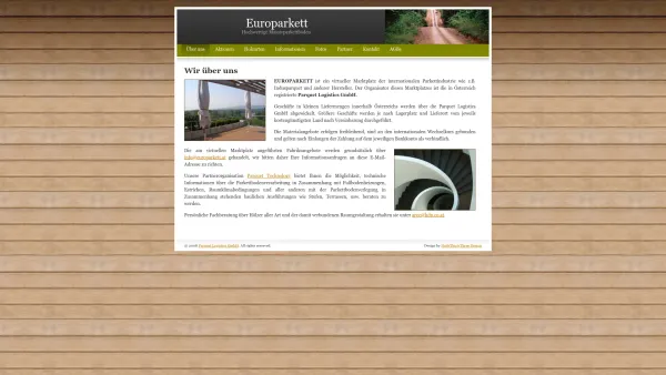 Website Screenshot: "Europarkett" Parquet Logistics GmbH - Europarkett - Hochwertige Massivparkettböden, Landhausdielen und Terrassenhölzer - Date: 2023-06-22 15:13:21