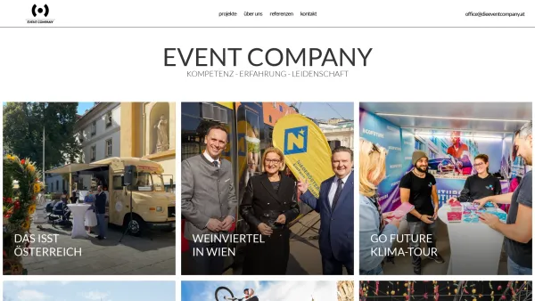 Website Screenshot: EVENT COMPANY Friedl+Temper Full-Service Event-Agentur, www.event4you.at - Eventagentur in Wien | DIE EVENT COMPANY - Date: 2023-06-22 15:00:37