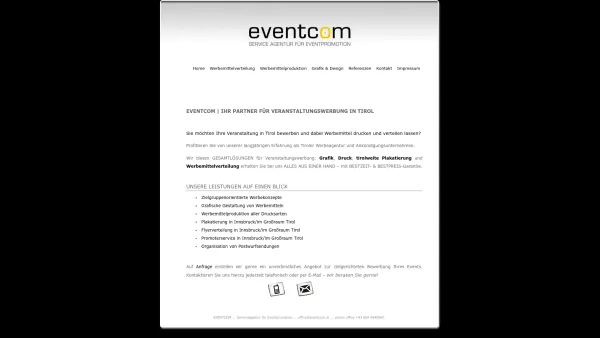 Website Screenshot: Eventcom - Eventcom - Profil - Date: 2023-06-14 10:39:42