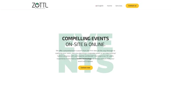 Website Screenshot: Eventtechnik Zottl - Home - Eventtechnik Zottl - Date: 2023-06-22 15:00:38