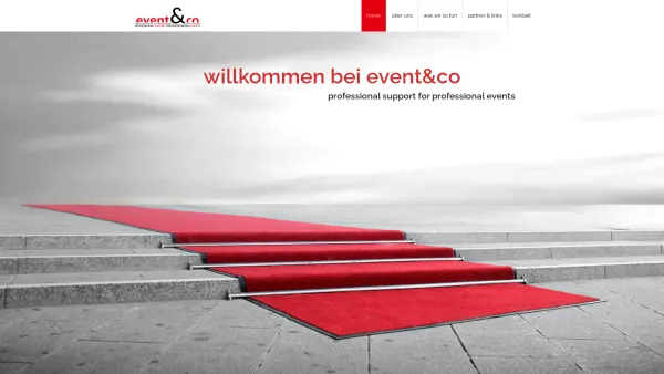 Website Screenshot: event&co - event&co – professional support for professional events. - Date: 2023-06-15 16:02:34
