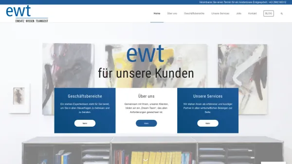 Website Screenshot: EWT Schuster & Kampits Wirtschaftstreuhand & Steuerberatungs OG - EWT Kampits & Kocsis Steuerberatung in Eisenstadt, Burgenland - Date: 2023-06-14 10:37:10