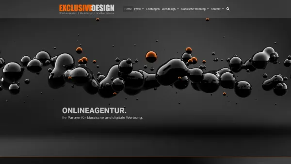 Website Screenshot: Exclusive Design - Exclusive Design, Werbeagentur, Webdesign, Webseiten, Innviertel, Ried - Date: 2023-06-22 15:00:38