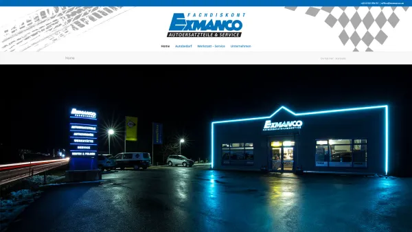 Website Screenshot: Peter Exmanco - Fachdiskont Exmanco – Autoersatzteile & Service - Date: 2023-06-15 16:02:34