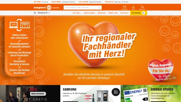 Website Screenshot: expert HANNES e.U. - Ihr regionaler Elektro-Fachhändler - Expert Hannes - Date: 2023-06-15 16:02:34