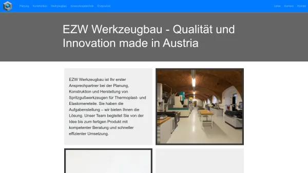 Website Screenshot: EZW Werkzeugbau GmbH - EZW Werkzeugbau - Date: 2023-06-14 10:38:13