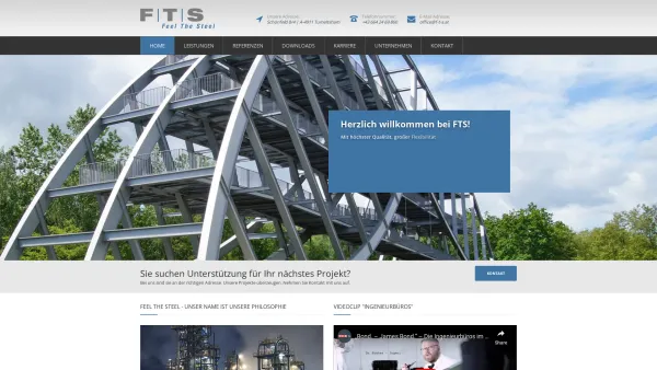 Website Screenshot: FTS GmbH Feel The Steel - Date: 2023-06-14 10:39:42