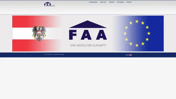 Website Screenshot: FAA HOLDING G.m.b.H. Finanzakademie Austria - faad // www.faa.at - Date: 2023-06-22 15:11:19
