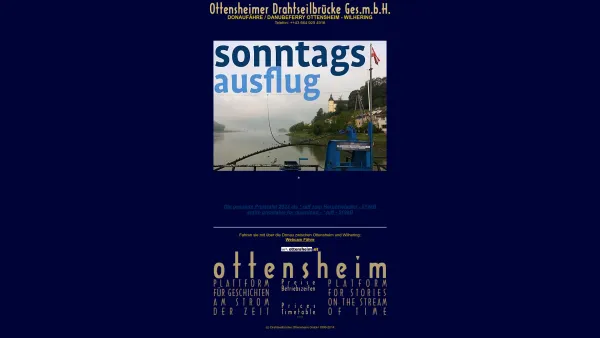 Website Screenshot: Ottensheimer Drahtseilbrücke Drahtseilbrücke Ottensheim Oberösterreich - Drahtseilbrücke Ottensheim, Oberösterreich - Date: 2023-06-22 15:00:41