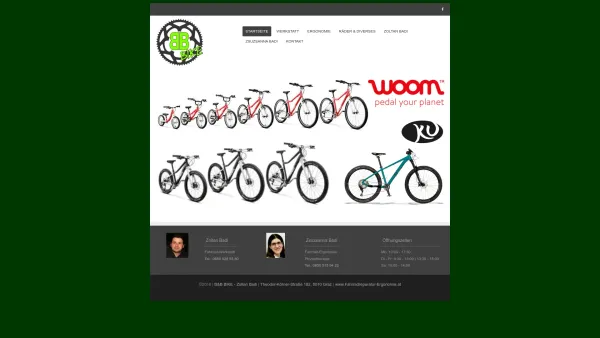Website Screenshot: Fahrradreparatur-Ergonomie B&B Bike Zoltan Badi - Date: 2023-06-22 15:00:41