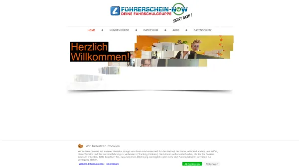 Website Screenshot: Fahrschule Alterlaa - Führerschein-Now - Home - Date: 2023-06-15 16:02:34