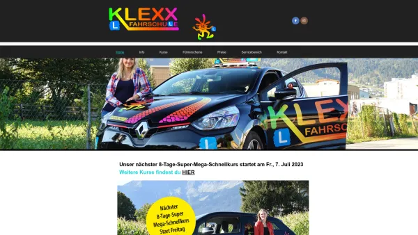 Website Screenshot: Fahrschule Klexx - Fahrschule Klexx - Date: 2023-06-14 10:39:45