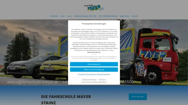 Website Screenshot: Fahrschule Mayer - Home | Fahrschule Mayer Stainz - Date: 2023-06-22 15:00:42