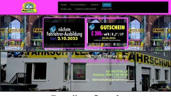 Website Screenshot: Fahrschule Perchtoldsdorf; Ing. Jochen Heil - Fahrschule Perchtoldsdorf ProDrive - Date: 2023-06-22 15:00:42