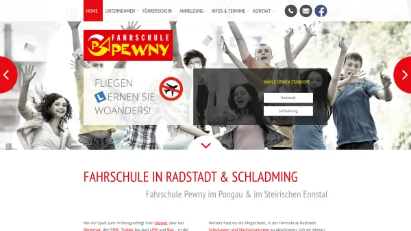 Website Screenshot: Fahrschule Pewny Radstadt Salzburg Fahrschule online LKW PKW Motorrad - Fahrschule Pewny - Radstadt - Schladming - Date: 2023-06-22 15:00:42
