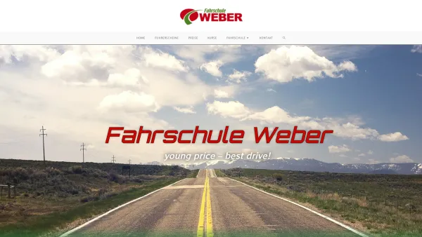 Website Screenshot: Fahrschule Ing. Weber in Gmünd - Fahrschule Weber – Homepage - Date: 2023-06-22 15:00:42