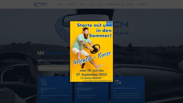 Website Screenshot: Fahrschule Werbach - Home - Fahrschule Werbach - Date: 2023-06-14 10:39:45