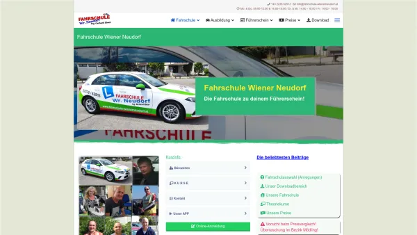 Website Screenshot: Ing. Gerhard Fahrschule Wiener Neudorf - Fahrschule Wiener Neudorf die Fahrschule zu deinem Führerschein - Date: 2023-06-15 16:02:34