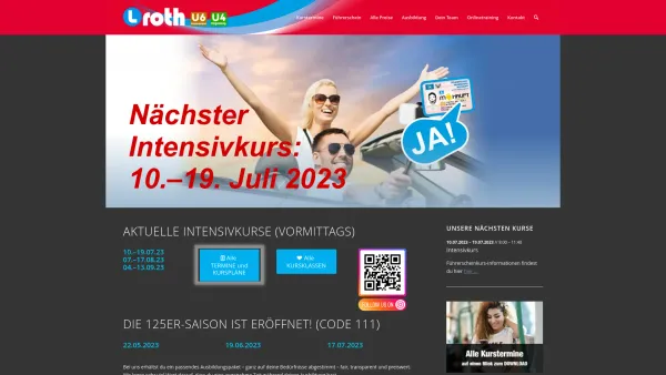 Website Screenshot: Fahrschule Roth Ihr perfekter Fahrkurs - Startseite - Fahrschule Roth - Date: 2023-06-22 15:00:42