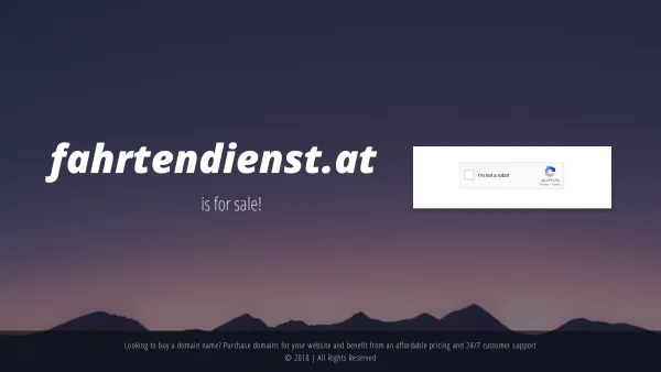 Website Screenshot: Fahrtendienst Klouda & Pernsteiner GmbH - fahrtendienst.at is for sale !! - Date: 2023-06-22 15:00:42
