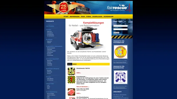 Website Screenshot: Fair Rescue International - Start Fair Rescue International fairrescue.at - Date: 2023-06-14 10:39:45