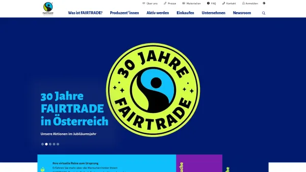Website Screenshot: FAIRTRADE - Das Siegel für Fairen Handel - Date: 2023-06-22 15:11:19
