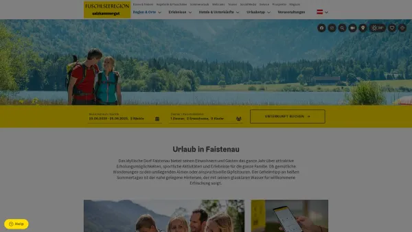 Website Screenshot: Gemeindeamt Faistenau am Hintersee - Urlaub im Langlaufdorf Faistenau - Date: 2023-06-22 15:11:19