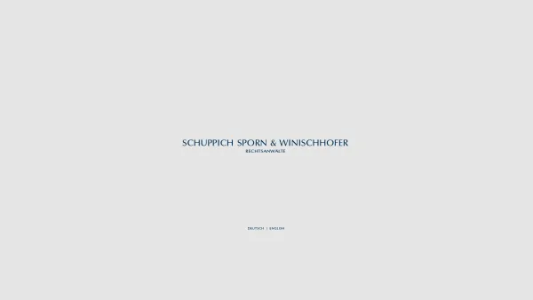 Website Screenshot: Schuppich Sporn & Winischhofer Rechtsanwälte - SCHUPPICH SPORN & WINISCHHOFER - Date: 2023-06-22 15:11:19