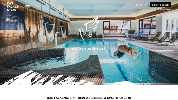Website Screenshot: Sporthotel Falkenstein - Das Falkenstein - 4 Sterne Sporthotel & Wellnesshotel Kaprun - Date: 2023-06-14 10:39:45