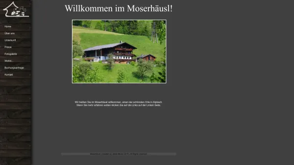 Website Screenshot: Moserhaeusl Wo die Traeume wahr werden Urlaub am Baurnhof - Home - Date: 2023-06-14 10:39:45