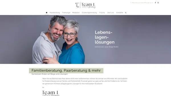 Website Screenshot: Familienberatung, Paarberatung & mehr Team Langes, Linz - Familienberatung, Paarberatung & mehr - Team Langes, Linz - Date: 2023-06-26 10:26:19